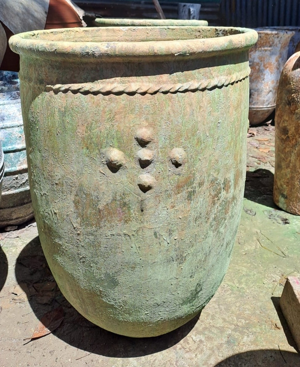 Terracotta Pot Wash Green