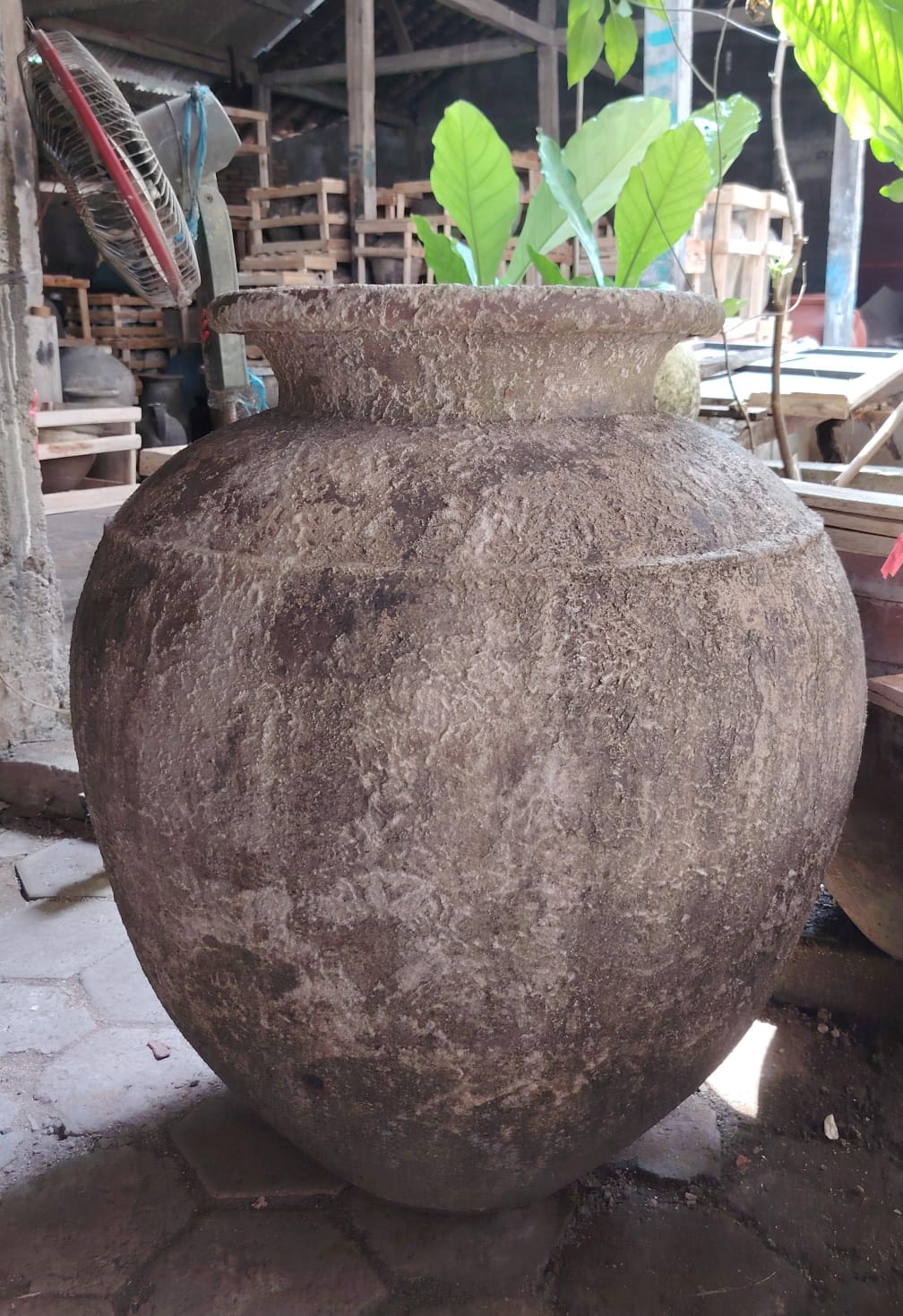 Terracotta Pot Wash Antic Dark Cemento