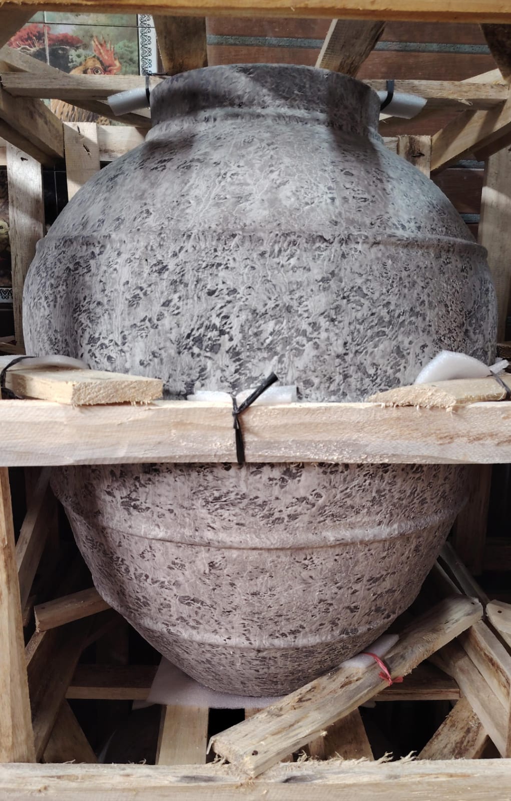 Terra Pot White Wash Antiq